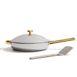 Image showing the Titanium Always Pan Pro, Large, Chrome & Gold product.
