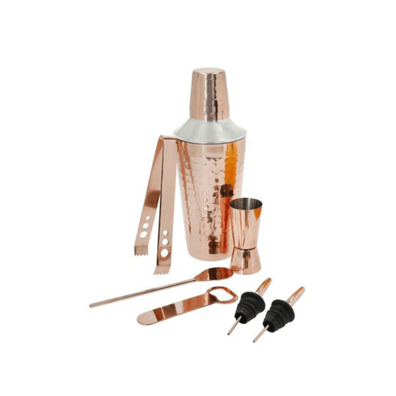 Seven Piece Cocktail Set, Stainless Steel