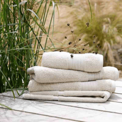 Image showing the Organic Eco Twist Hand Towel, Natural product.