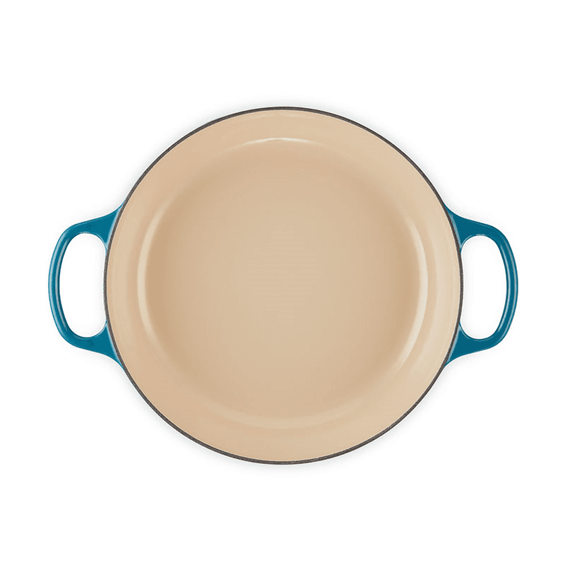 Signature Cast Iron Shallow Casserole, 30cm, Deep Teal