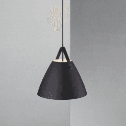 Image showing the Strap Pendant, H37cm, Black product.