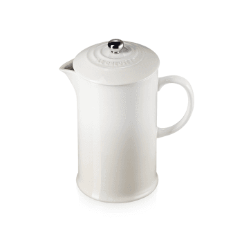 Image showing the Stoneware Cafetiere, 1 litre, Meringue product.
