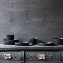 Image showing the Kuro Pasta Bowl, D24cm, Black product.