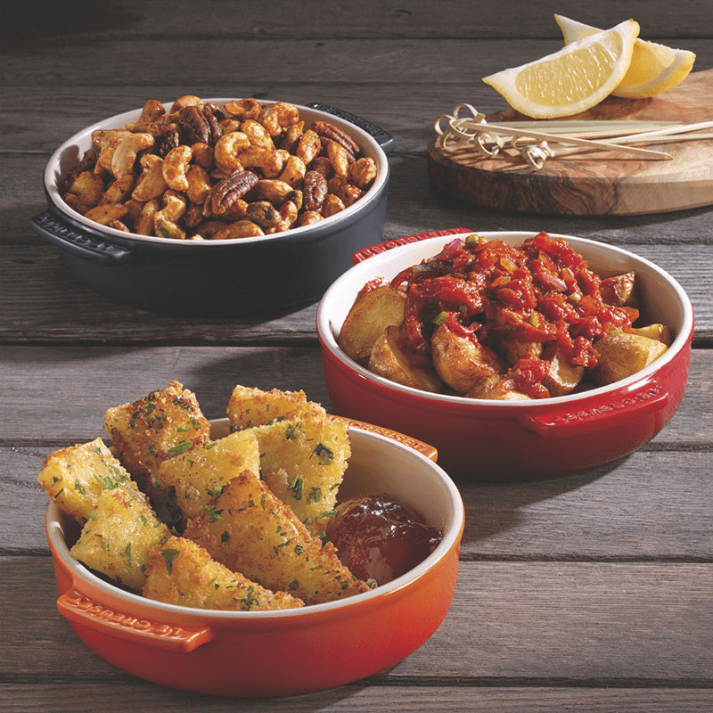 Stoneware Pair of tapas dishes, 50cl, Volcanic