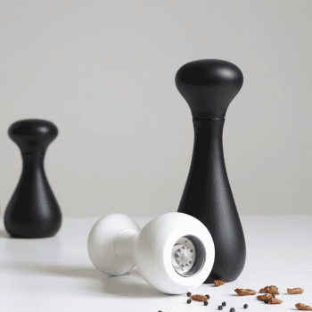 Image showing the Flo Large salt and pepper grinder, H24 x W8cm, Black product.
