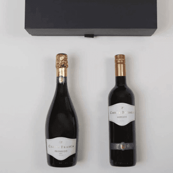 Image showing the Prosecco & Red Wine Luxury Gift Hamper product.