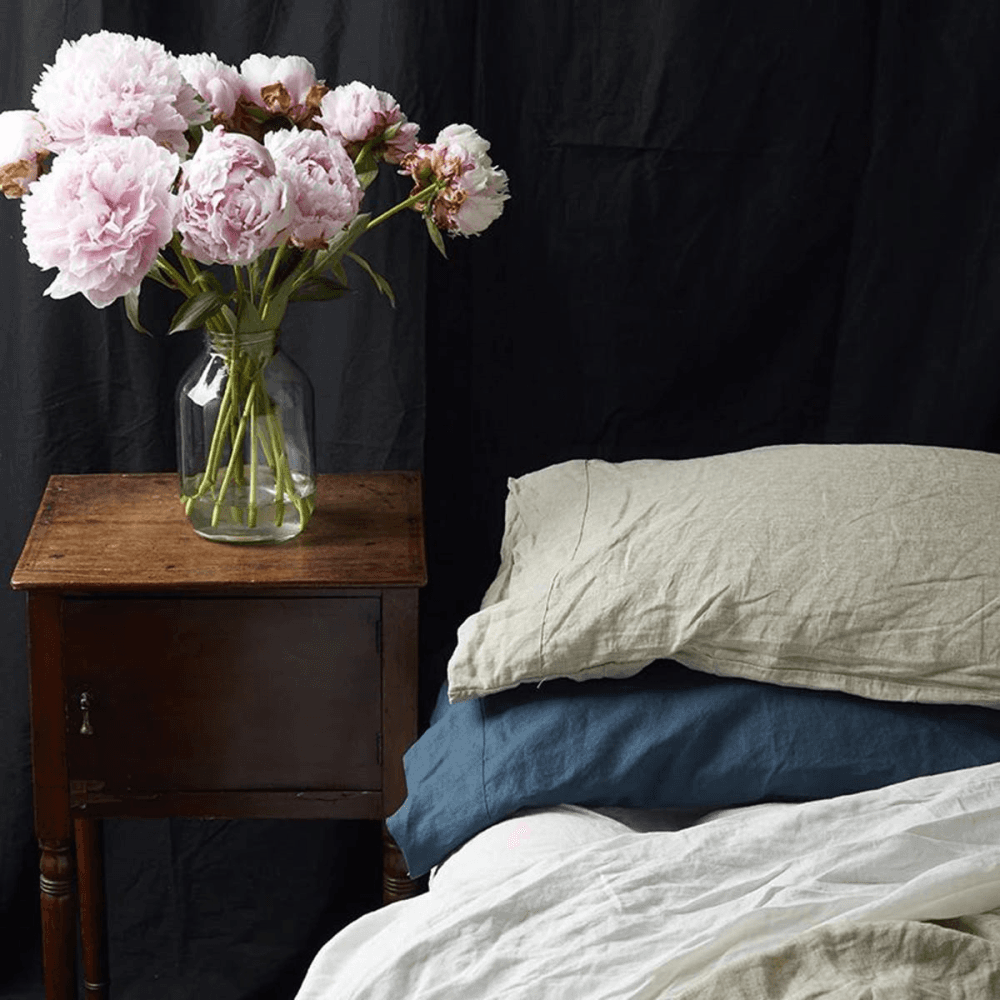 Linen Duvet Cover, King, Oatmeal
