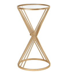 Image showing the Liberty Small Table, Gold product.