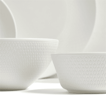 Image showing the Gio 10 Piece Dinnerware Set, White product.