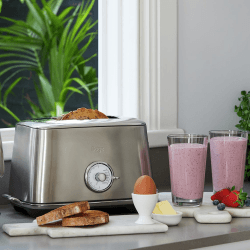 Image showing the Select Luxe 2 Slice Toaster, Brushed Stainless Steel product.