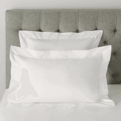 Image showing the Pimlico - 720 Thread Count Egyptian Cotton Oxford pillowcase, 50 x 75cm, White product.