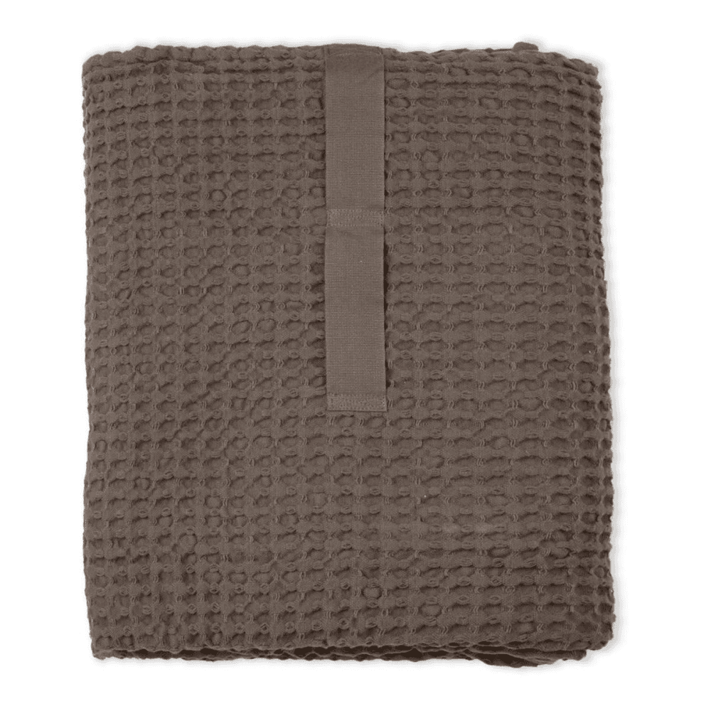 Waffle Towel and blanket, 150 x 100cm, Clay