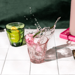 Image showing the Picardie Set of 6 Tumblers, 250ml, Jungle Green product.