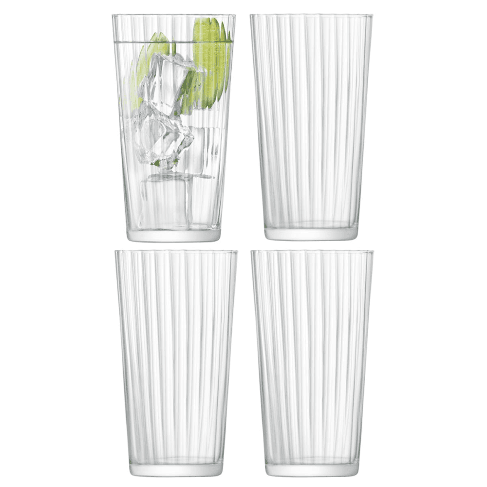 Gio Line Set of 4 tumblers, 560ml, clear
