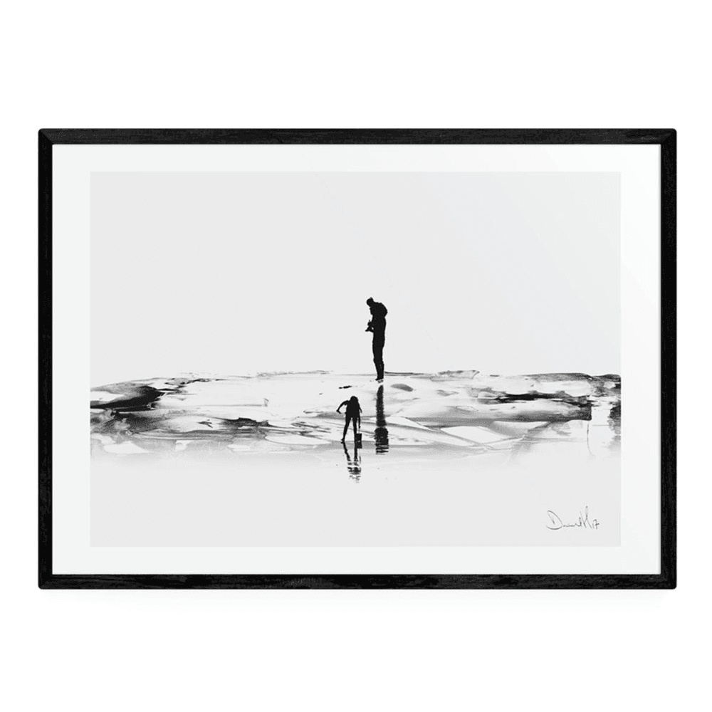 Dan Hobday, On the Beach Framed Art Print, Multi