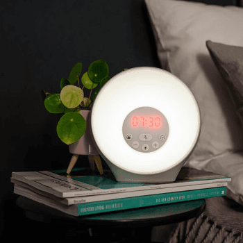 Image showing the Sunrise Alarm Clock, White product.