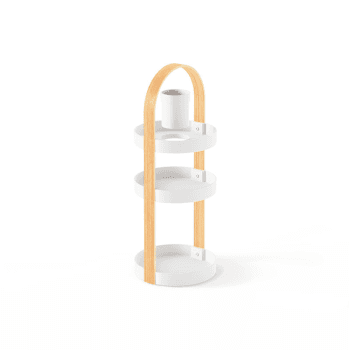 Image showing the Bellwood Organiser, H50cm, White & Natural product.