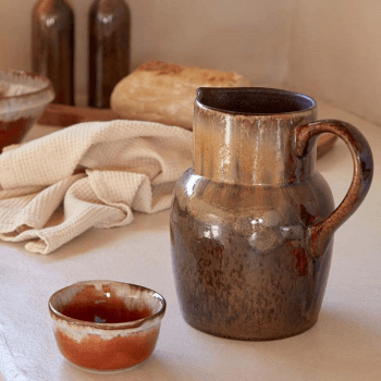 Image showing the Poterie Set of 6 Round Ramekins, D9cm, Caramel Latte product.