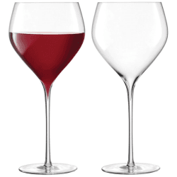 Image showing the Savoy Set of 2 Red Wine Glasses, 590ml, Clear product.