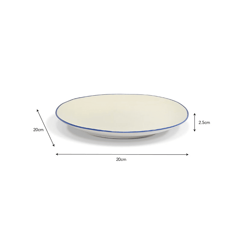 Shipston Side Plate, D20cm, Ink