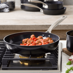 Image showing the Copenhagen Non-Stick Frying Pan, 28, Black product.