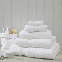 Image showing the Egyptian Cotton Bath sheet, 100 x 150cm, White product.