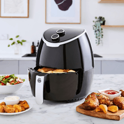 Image showing the Air Fryer, 4.7L, Black product.