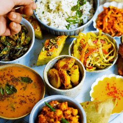 Image showing the North Indian Thali Class for Two at Jamie Oliver's Cookery School product.