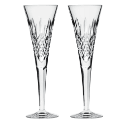 Image showing the Mayfair Set of 2 Champagne Flutes, 170ml, Clear product.
