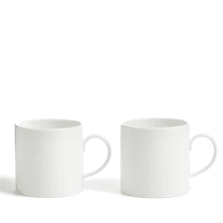 Image showing the Gio Set of 2 Mugs, 293ml, White product.