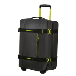 Image showing the Urban Track Duffle with Wheels, H55 x L35 x W20cm, Black product.