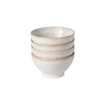 Image showing the Set of 4 Bowls, D15cm, White product.