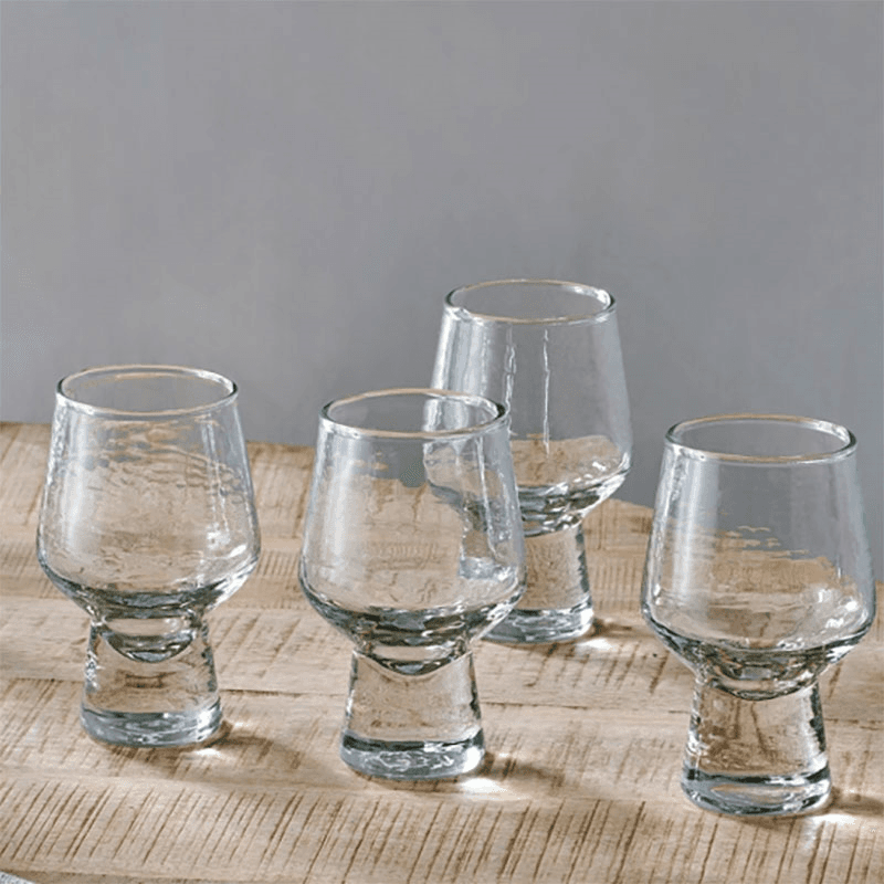 Visla Set of 4 Glasses, 300ml, Light Smoke
