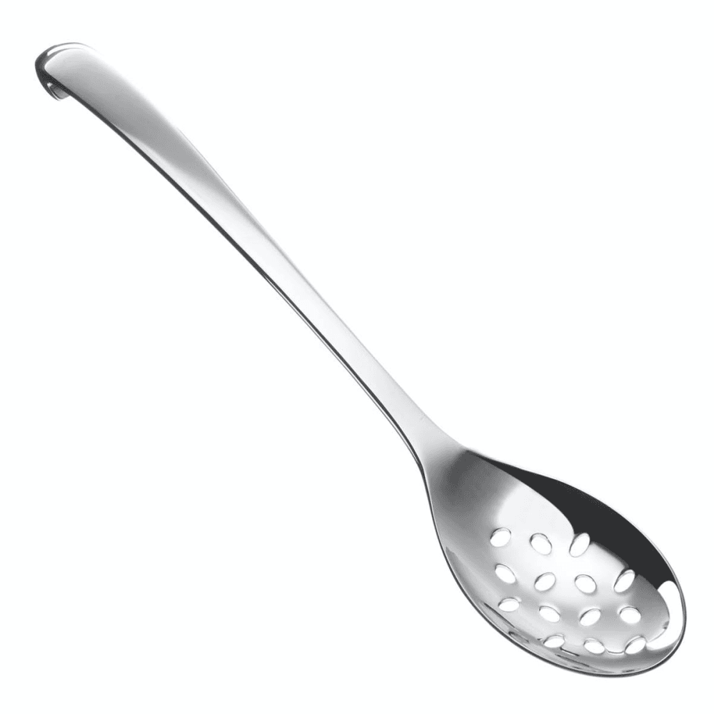 Signature Deep bowl slotted spoon, L32cm, Stainless Steel