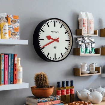 Image showing the Putney Wall clock, Dia45cm, Black Metal product.