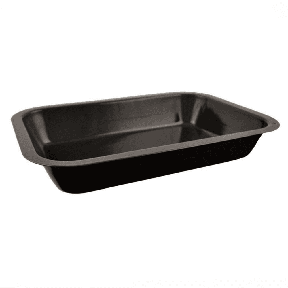 Roasting Tin, Enamelled Steel, Black