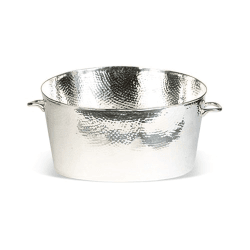 Image showing the Palace Champagne bath - large, 22.5 x 45 x 29cm, Silver Plate, Stainless Steel And Brass product.