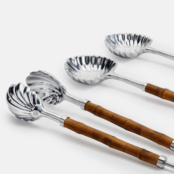 Image showing the Masen Serving Set, Bamboo product.