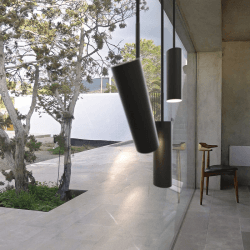 Image showing the Mib Pendant, H27cm, Black product.