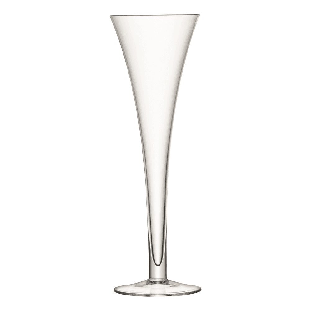 Bar Pair of hollow stem Champagne flutes, 200ml, clear