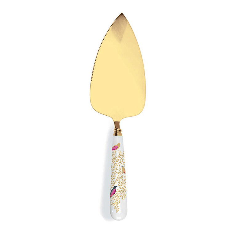 Chelsea Collection Cake slice, 25cm, cream/gold