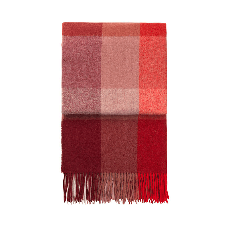 Inca Stones Throw, H200cm x W130cm, Red