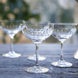 Image showing the Lens Set of 6 champagne glasses, 150ml, Crystal product.