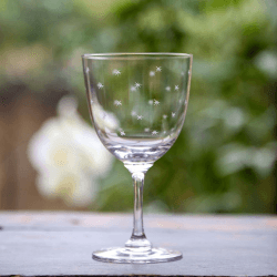 Image showing the Stars Set of 6 wine glasses, 250ml, Crystal product.