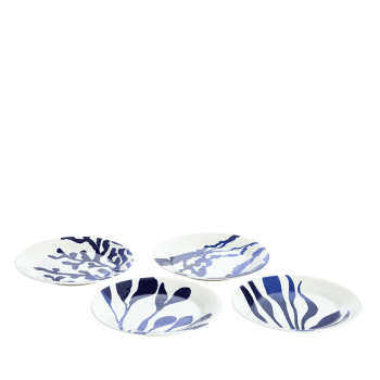 Image showing the Pacific Set of 4 Side Plate, D24cm, Blue product.