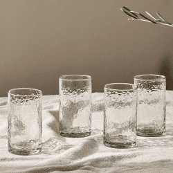 Image showing the Yala Set of 4Highball Glasses, 300ml, Clear product.