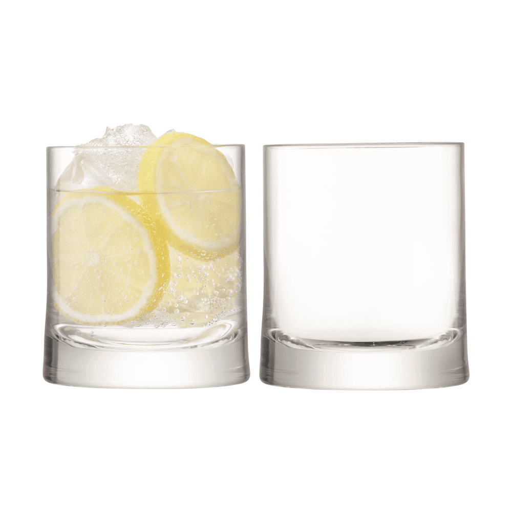 Gin Pair of tumblers, 310ml, clear