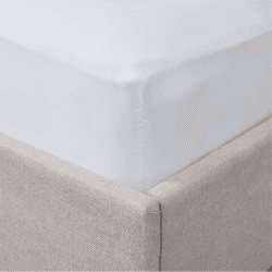Image showing the Somerton Superking Deep Fitted Sheet, White product.