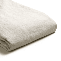 Image showing the Cotton Linen Mix Duvet Cover, King, Oatmeal product.