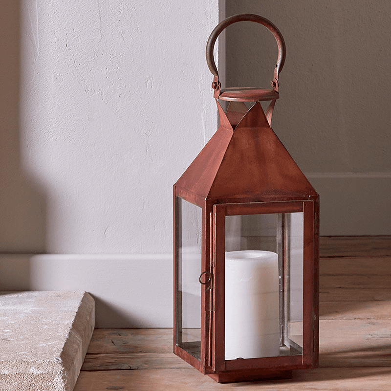 Isko Lantern, H37cm, Rust